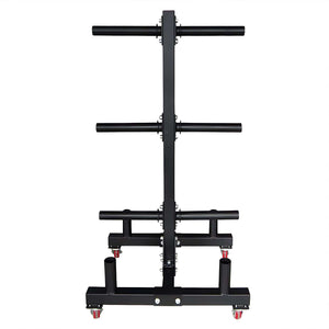 HighPowered Hantelscheibenständer Easy-Roll (mit 4x Stangenhalter) kaufen bei haghpowered.com