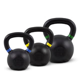 Powder-Coated Kettlebell Set Advanced (3 Kettlebells 12-24kg) kaufen -  HighPowered Kettlebell Sets  - Fitness Onlineshop