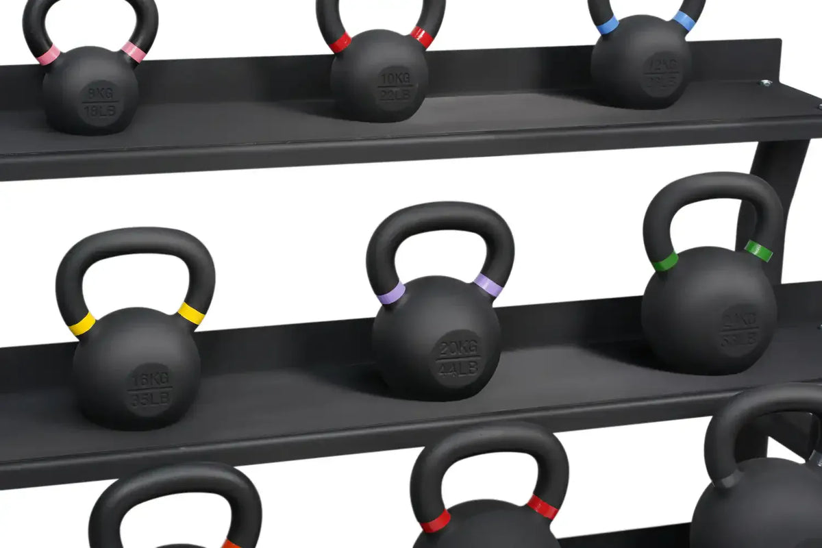 Powder-Coated Kettlebell Set kaufen -  HighPowered Kettlebell Sets  - Fitness Onlineshop