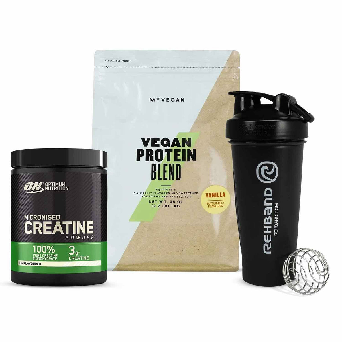 HighPowered Vegan Muscle Starter Pack (Essentials) Vanilla kaufen bei haghpowered.com