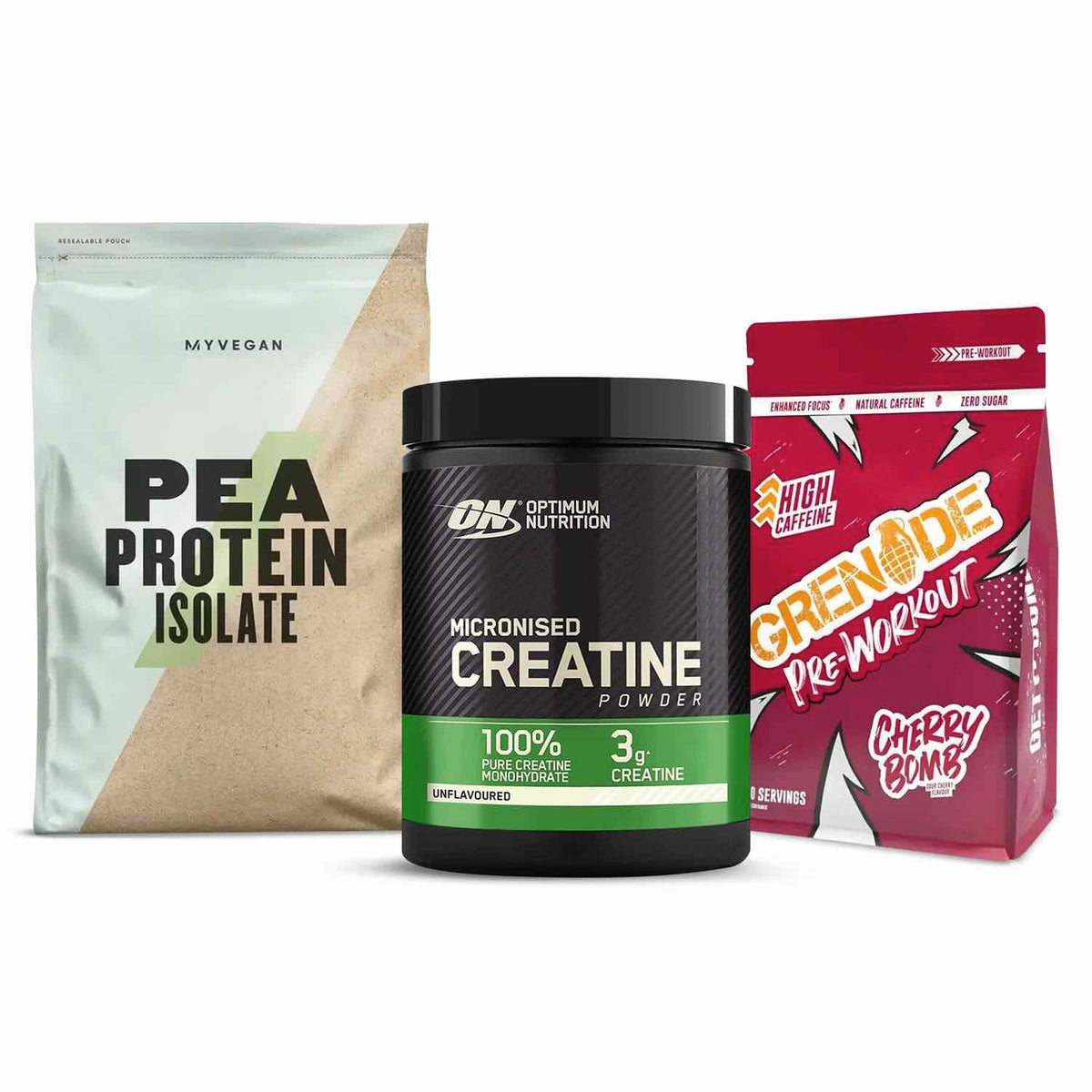 HighPowered Vegan Strength Pack Unflavored Cherry Bomb kaufen bei haghpowered.com