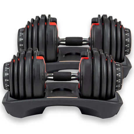 Verstellbare Kurzhanteln Set 2.5-24kg (Paar) kaufen -  HighPowered Verstellbare Hanteln Sets  - Fitness Onlineshop