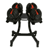 Verstellbare Kurzhanteln Set mit Ständer 2.5-24kg kaufen -  HighPowered Verstellbare Hanteln Sets  - Fitness Onlineshop