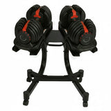 Verstellbare Kurzhanteln Set mit Ständer 5-40kg kaufen -  HighPowered Verstellbare Hanteln Sets  - Fitness Onlineshop