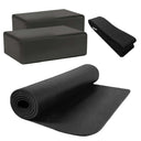 HighPowered Fitness- und Yoga-Set (1x Matte, 2x Block, 1x Strap) Schwarz kaufen bei haghpowered.com