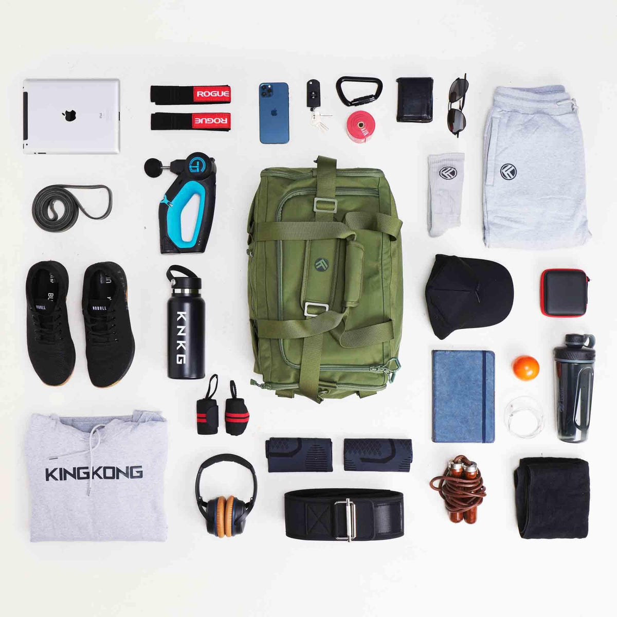 King Kong Bags King Kong CORE35 Dufflebag (35L) Grün kaufen bei haghpowered.com