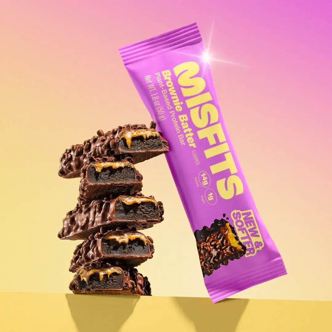Misfits Misfits Vegan Protein Bar 15 x 50 g Brownie Batter kaufen bei haghpowered.com