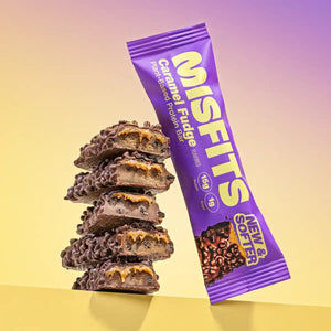 Misfits Misfits Vegan Protein Bar 50 g Caramel Fudge kaufen bei haghpowered.com