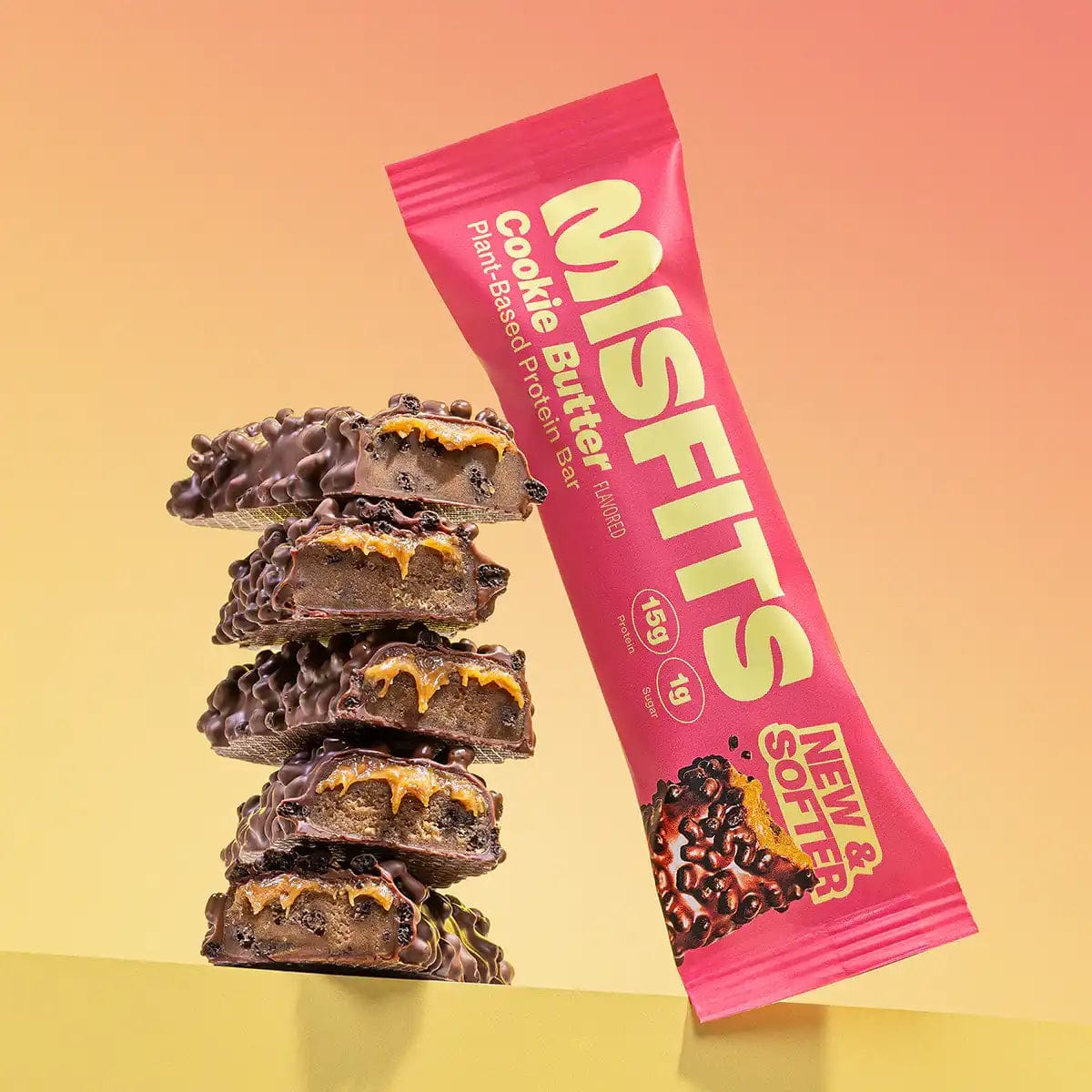 Misfits Misfits Vegan Protein Bar 50 g Cookie Butter kaufen bei haghpowered.com