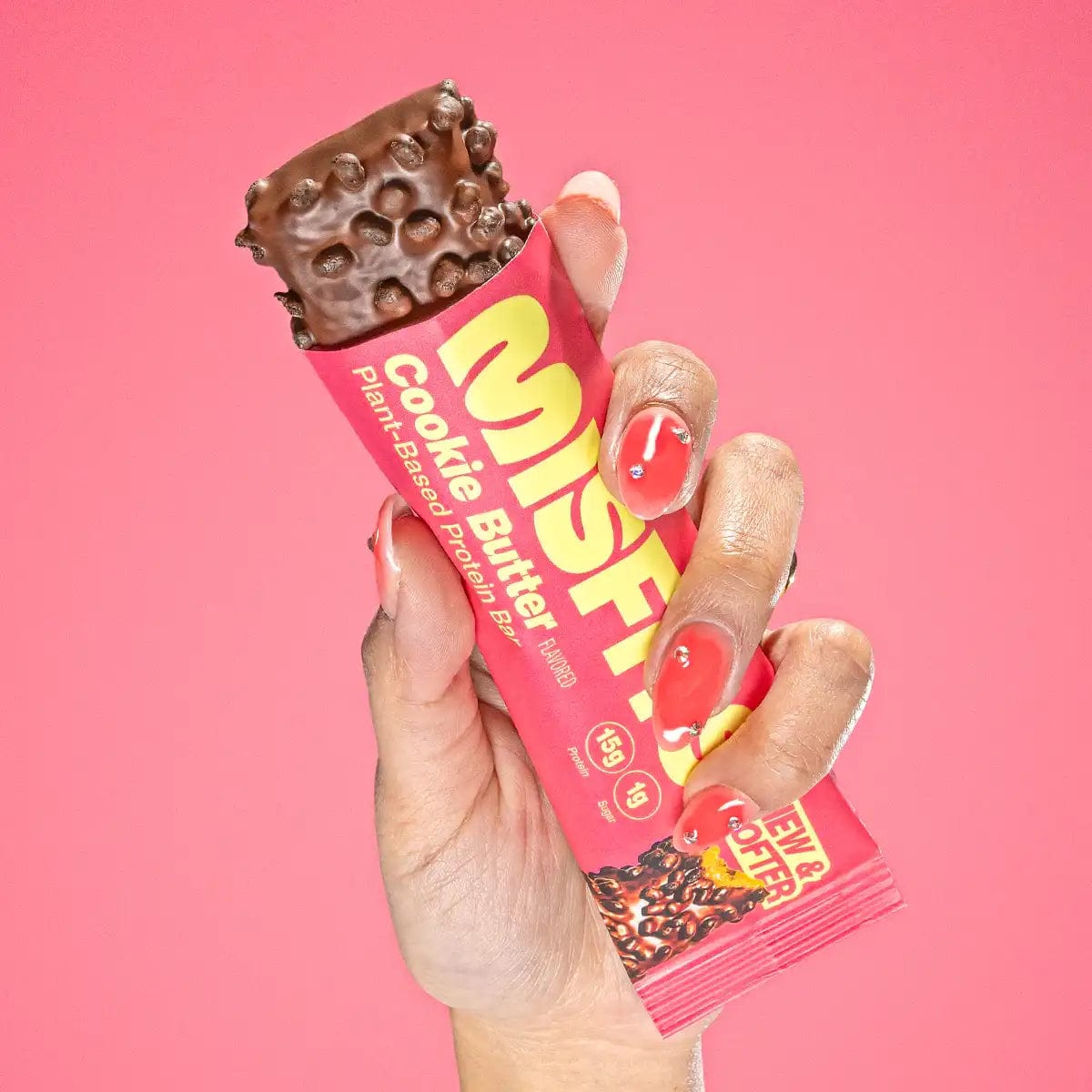 Misfits Misfits Vegan Protein Bar 15 x 50 g Cookie Butter kaufen bei haghpowered.com