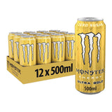Monster Energy Monster Ultra Energy Drink (Zero Sugar) 12 x 500 ml Gold (Pineapple) kaufen bei haghpowered.com