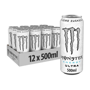 Monster Energy Monster Ultra Energy Drink (Zero Sugar) 12 x 500 ml White (Citrus) kaufen bei haghpowered.com
