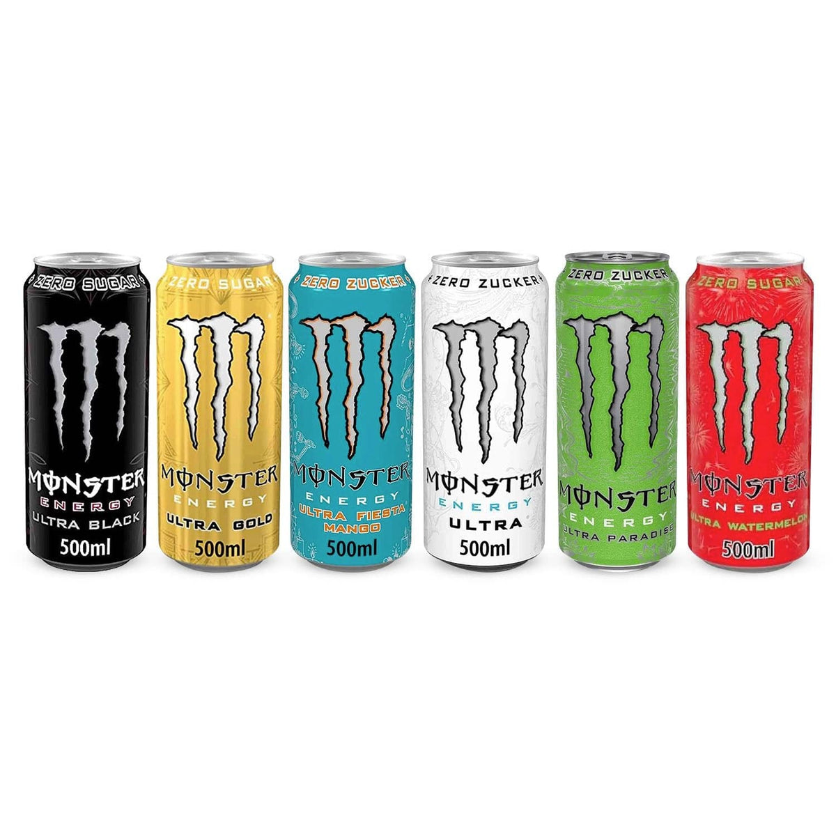 Monster Energy Monster Ultra Energy Drink (Zero Sugar) 500 ml Probierpaket kaufen bei haghpowered.com