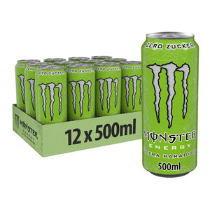Monster Energy Monster Ultra Energy Drink (Zero Sugar) 12 x 500 ml Green (Paradise) kaufen bei haghpowered.com