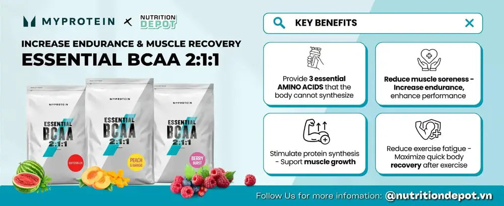 MyProtein MyProtein BCAA 2:1:1 (500 g) kaufen bei haghpowered.com