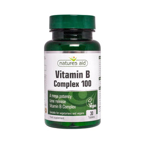 Natures Aid Vit B Complex Time Release (100 mg Mega Formula) 30 Tabs kaufen bei haghpowered.com
