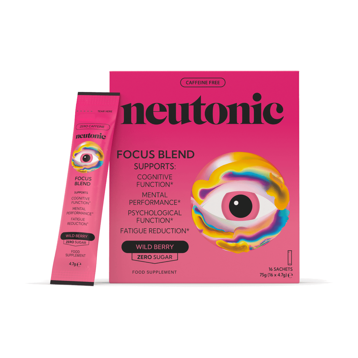 Neutonic Focus Blend (16 Sachets) Wild Berry kaufen -  Neutonic Nootropika  - Fitness Onlineshop