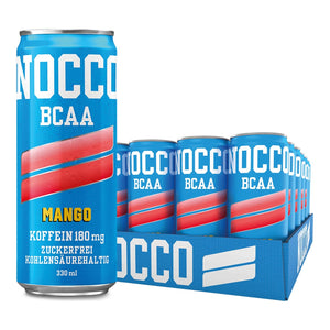 NOCCO Energiedrink BCAA Mango / 24 x 330 ml kaufen -  NOCCO Energiedrinks  - Fitness Onlineshop