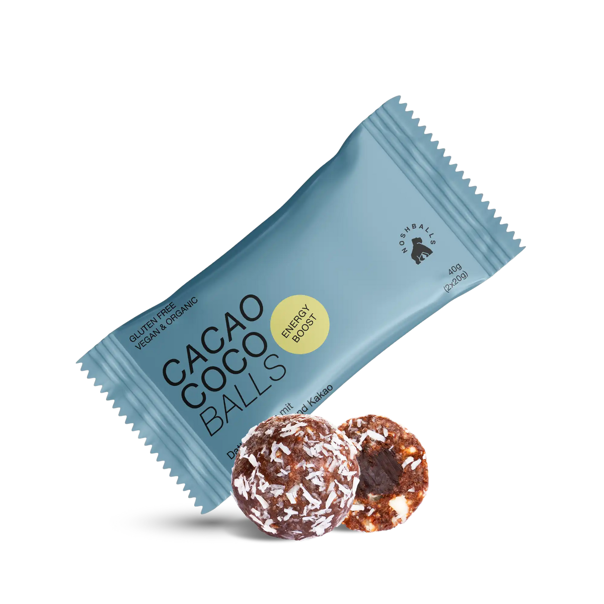 Noshballs (bio) kaufen -  Noshballs Energieriegel  - Fitness Onlineshop