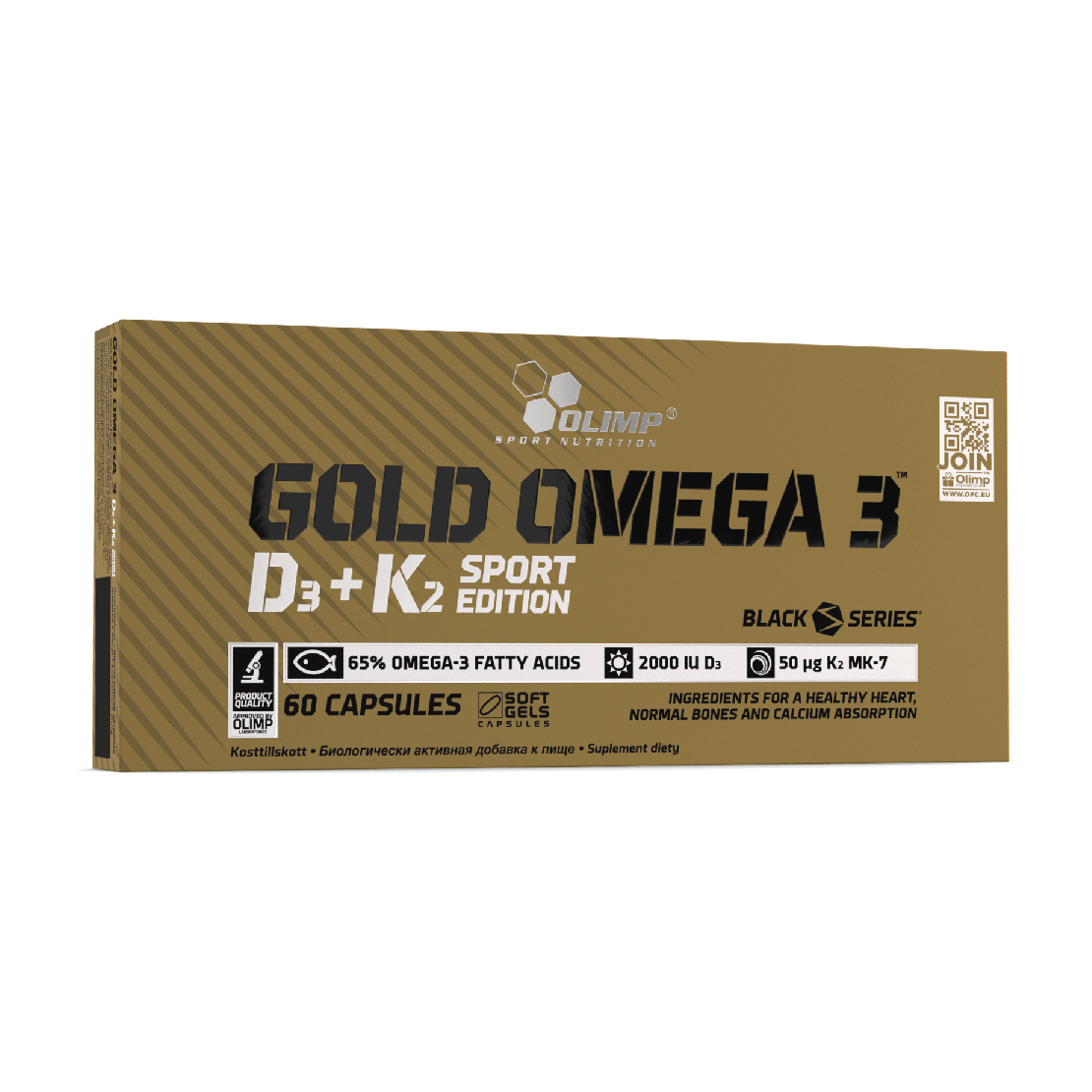 Olimp Sport Nutrition Gold Omega 3 D3+K2 (60 Kapseln) kaufen -  Olimp Sport Nutrition Omega 3  - Fitness Onlineshop