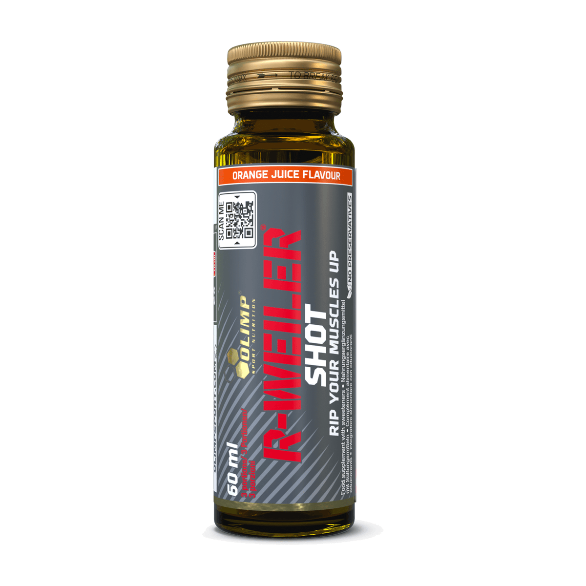 Olimp Sport Nutrition R-Weiler Shot 9 x 60 ml / Orange kaufen -  Olimp Sport Nutrition Pre-Workout  - Fitness Onlineshop