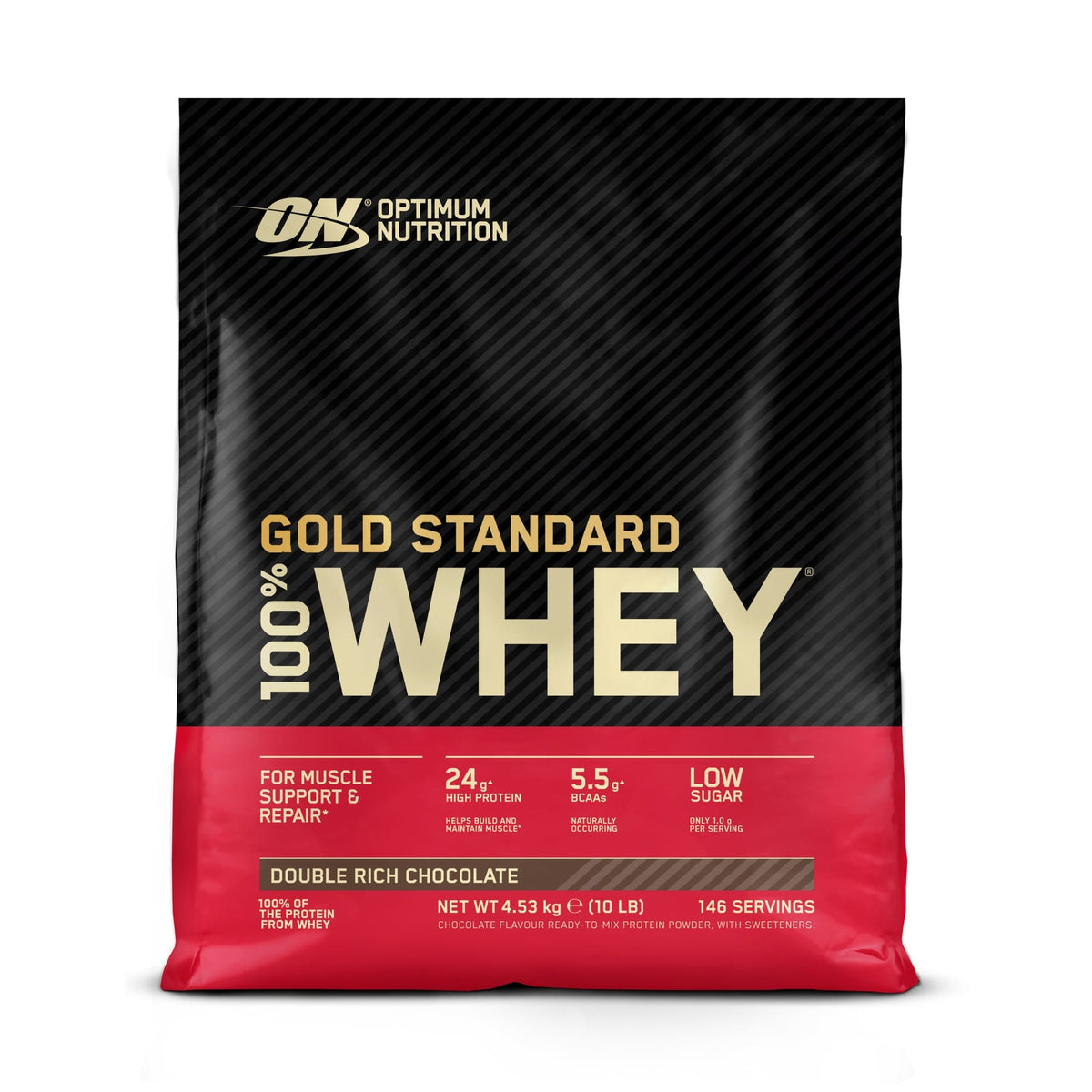 Gold Standard 100% Whey Protein Double Rich Chocolate / 4.5 kg kaufen -  Optimum Nutrition Whey Proteinpulver  - Fitness Onlineshop