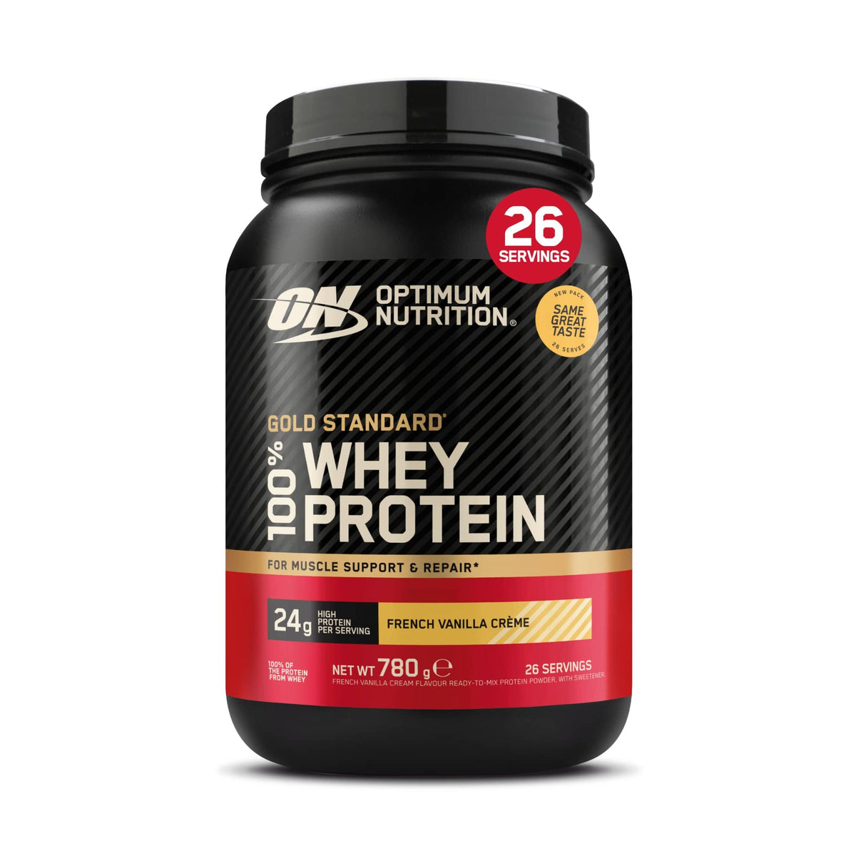 Gold Standard 100% Whey Protein French Vanilla Creme / 780 g kaufen -  Optimum Nutrition Whey Proteinpulver  - Fitness Onlineshop