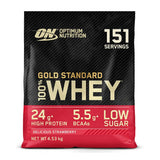 Optimum Nutrition Gold Standard 100% Whey Protein Delicious Strawberry 4.54 kg kaufen bei haghpowered.com