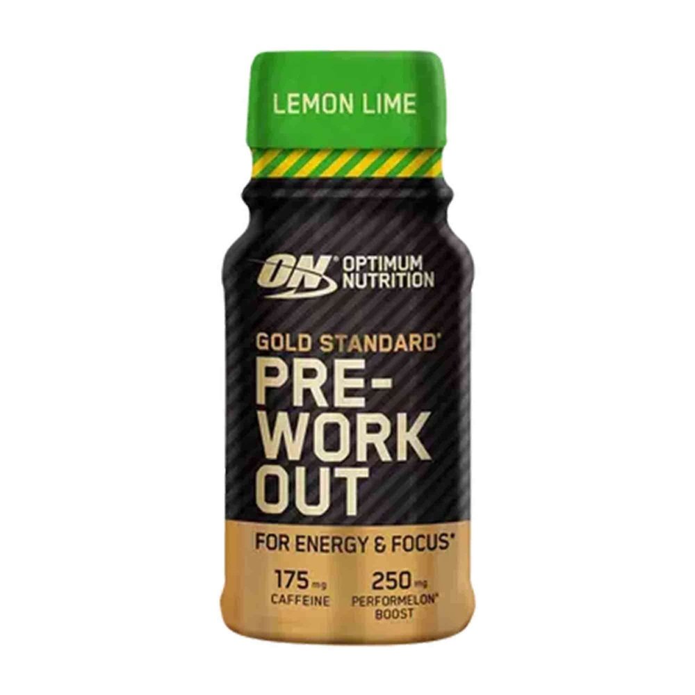 Optimum Nutrition Gold Standard Pre-Workout Energy Shot 60 ml Lemon & Lime kaufen bei haghpowered.com