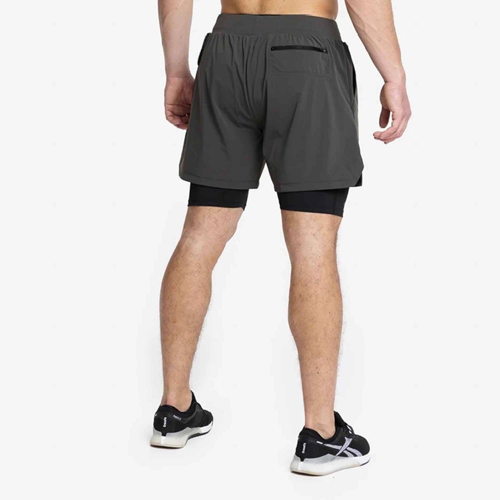 PicSil 2-in-1 Compression Shorts Man 0.1 (Kurze Kompressionshose) Olivegrün kaufen bei haghpowered.com