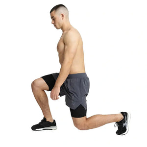 PicSil 2-in-1 Compression Shorts Man 0.1 (Kurze Kompressionshose) Grau kaufen bei haghpowered.com