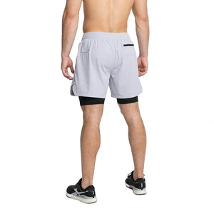 PicSil 2-in-1 Compression Shorts Man 0.1 (Kurze Kompressionshose) Perlgrau kaufen bei haghpowered.com