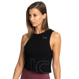 PicSil Ärmelloses Damen Crop Top (Core 0.2) Schwarz kaufen bei haghpowered.com