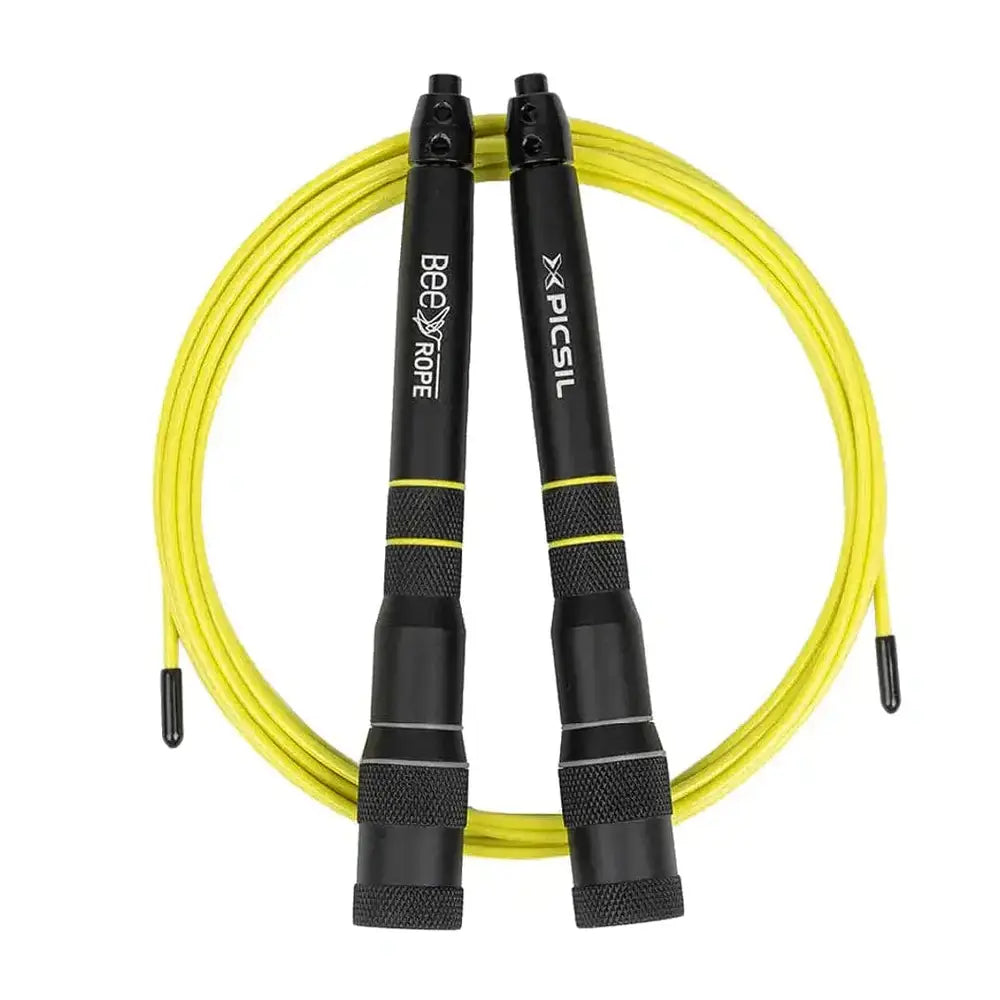 PicSil Bee Rope (Trainingsspringseil mit handverstellbarem Kabelsystem) Schwarz kaufen bei haghpowered.com