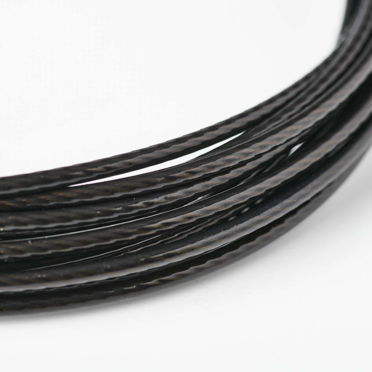 PicSil Beschichtetes Stahlkabel (2.5 mm) Schwarz kaufen bei haghpowered.com
