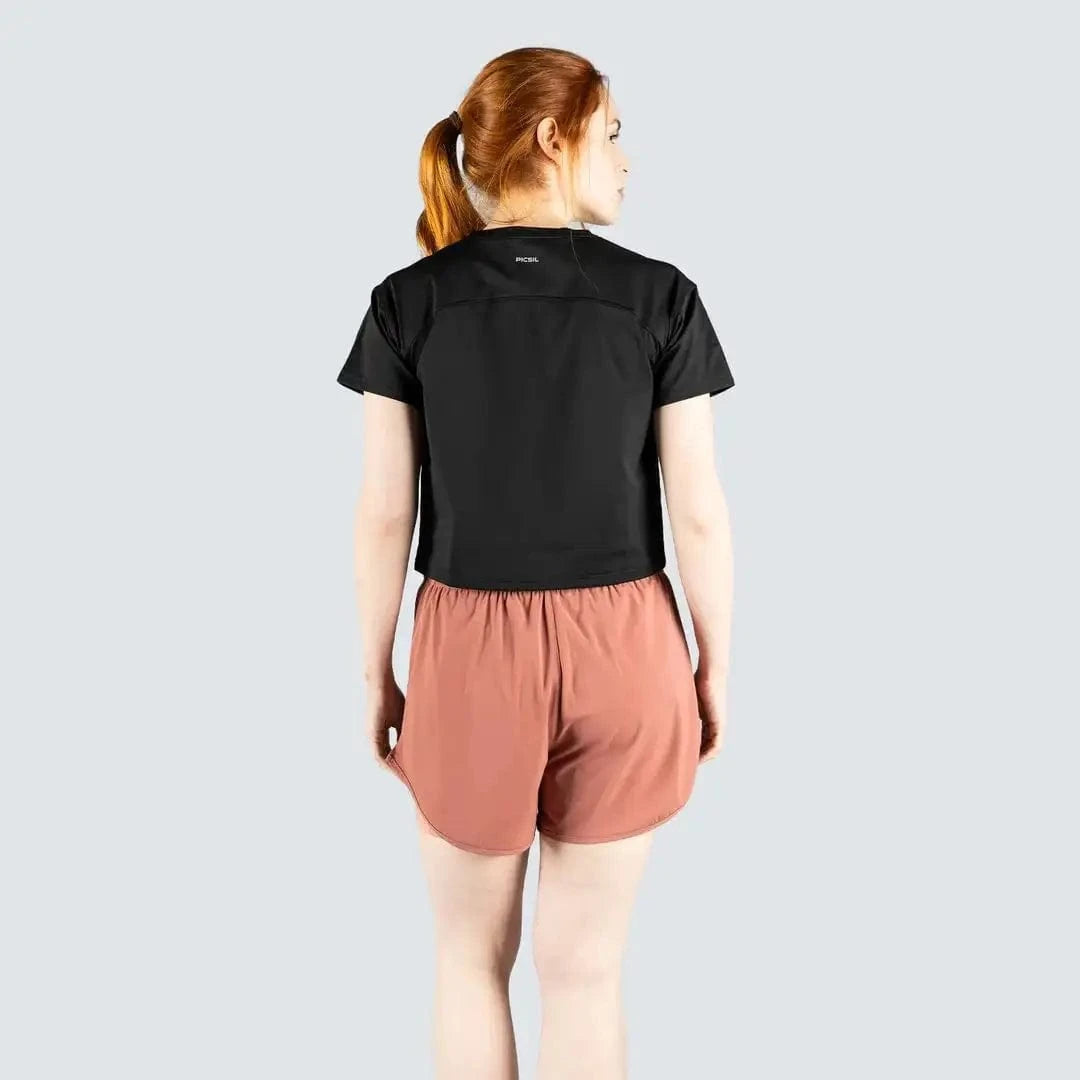 Damen Crop T-Shirt MOVE kaufen -  PicSil Oberteile Damen  - Fitness Onlineshop