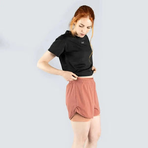 Damen Crop T-Shirt MOVE kaufen -  PicSil Oberteile Damen  - Fitness Onlineshop