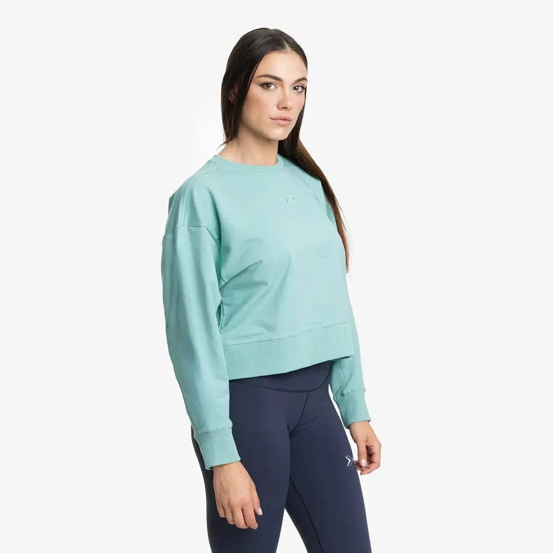 Damen Jersey Stretch Crop Sweatshirt kaufen -  PicSil Oberteile Damen  - Fitness Onlineshop