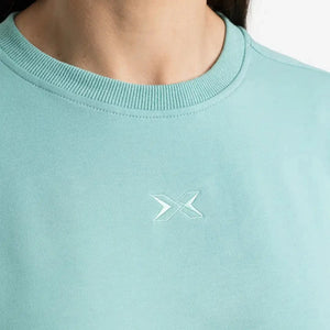 Damen Jersey Stretch Crop Sweatshirt kaufen -  PicSil Oberteile Damen  - Fitness Onlineshop