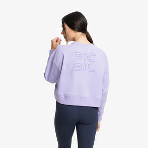 Damen Jersey Stretch Crop Sweatshirt kaufen -  PicSil Oberteile Damen  - Fitness Onlineshop