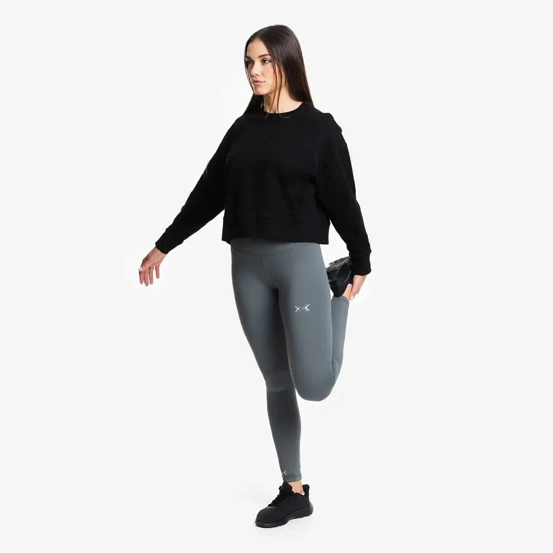 Damen Jersey Stretch Crop Sweatshirt kaufen -  PicSil Oberteile Damen  - Fitness Onlineshop