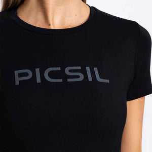 PicSil Damen Sport T-Shirt (Tee Core 0.2) Schwarz kaufen bei haghpowered.com
