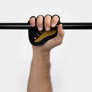 PicSil Gym Pads (Neopren Grips 4-Loch) Schwarz-Gelb kaufen bei haghpowered.com