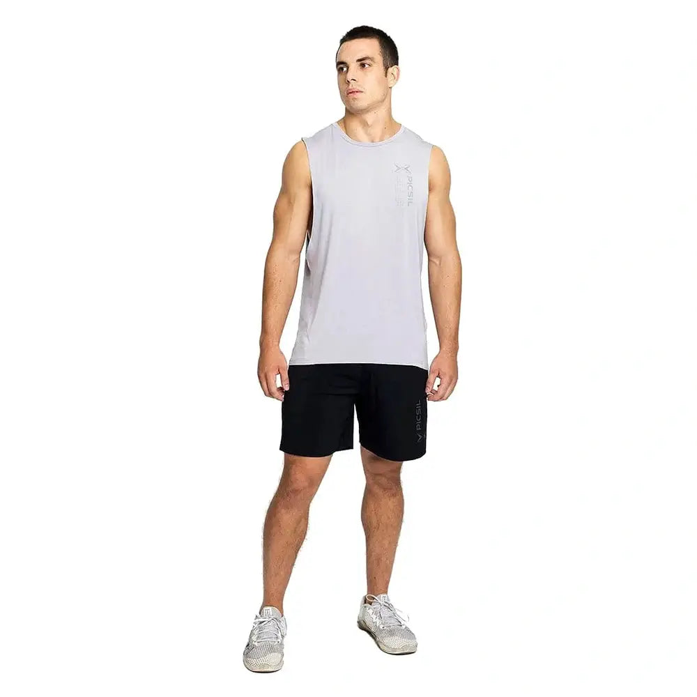 PicSil Herren Sport Tank Top (Core) Grau kaufen bei haghpowered.com