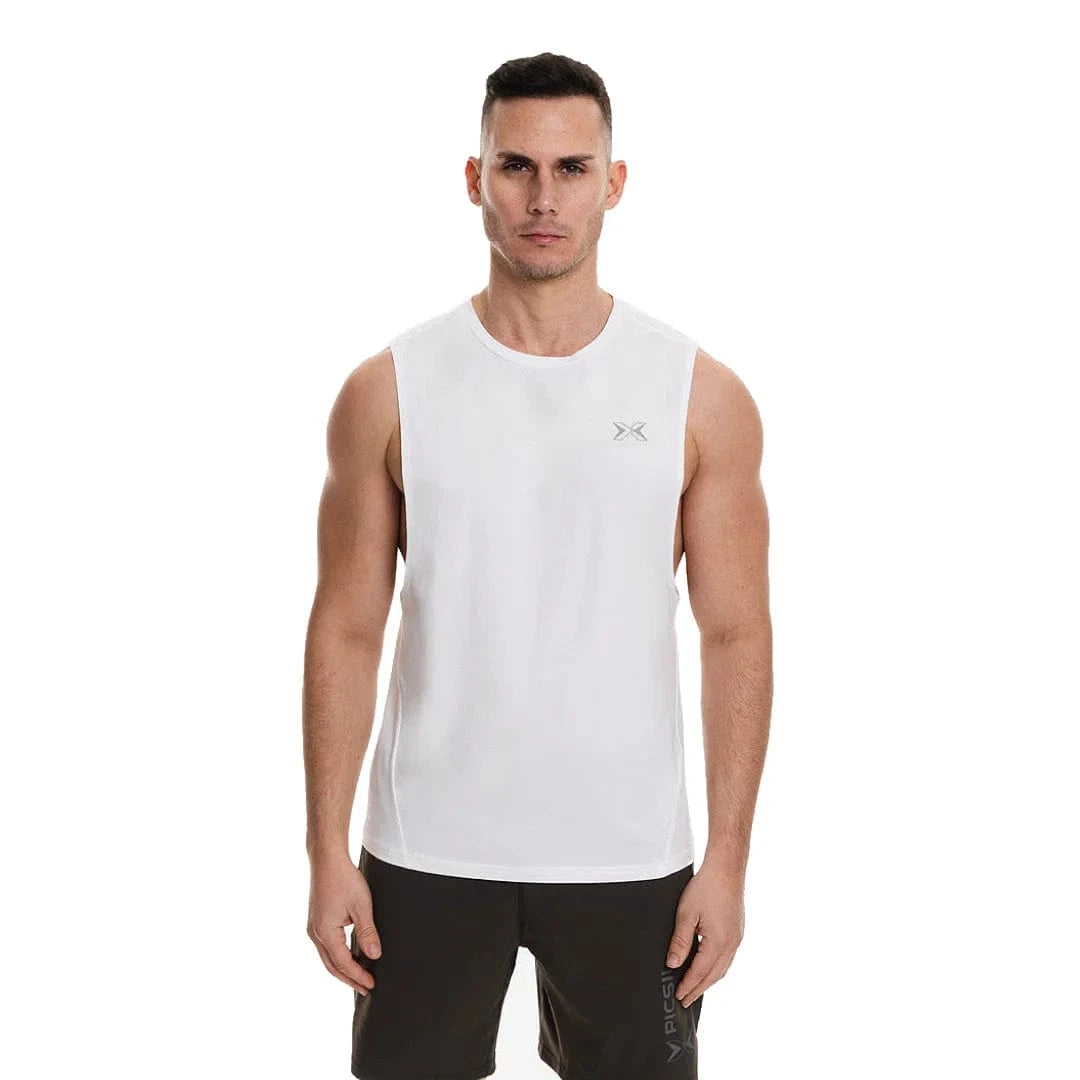 Herren Tank Top Weiss / S kaufen -  PicSil Oberteile Herren  - Fitness Onlineshop