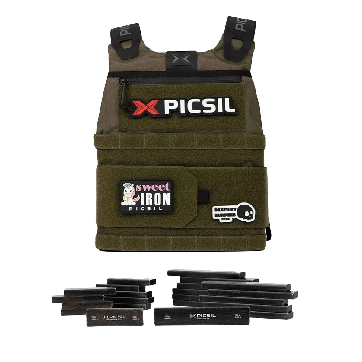 PicSil Ingot Weighted Vest Komplett-Set Männer (9 kg) kaufen bei haghpowered.com