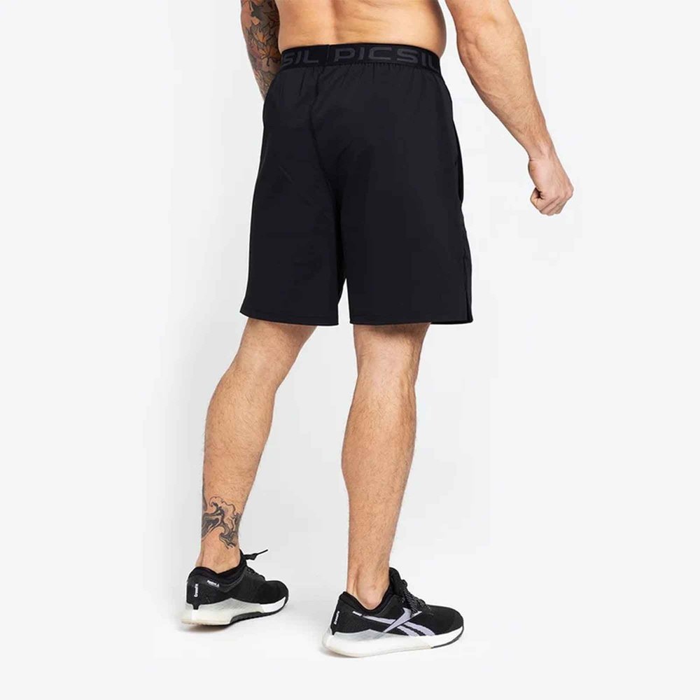 PicSil Shorts Premium Man 0.1 (Kurze Sporthose) Schwarz kaufen bei haghpowered.com