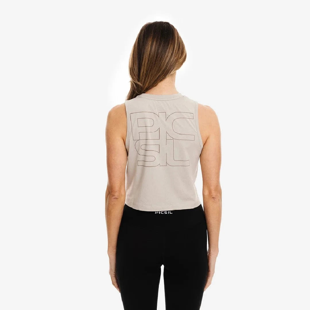 Sportliches Damen-Crop-Top kaufen -  PicSil Oberteile Damen  - Fitness Onlineshop