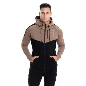 Urban Premium Zipper Sweatshirt Braun / S kaufen -  PicSil Oberteile Herren  - Fitness Onlineshop