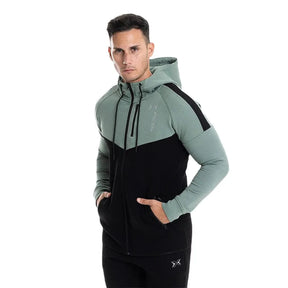 Urban Premium Zipper Sweatshirt Grün / S kaufen -  PicSil Oberteile Herren  - Fitness Onlineshop